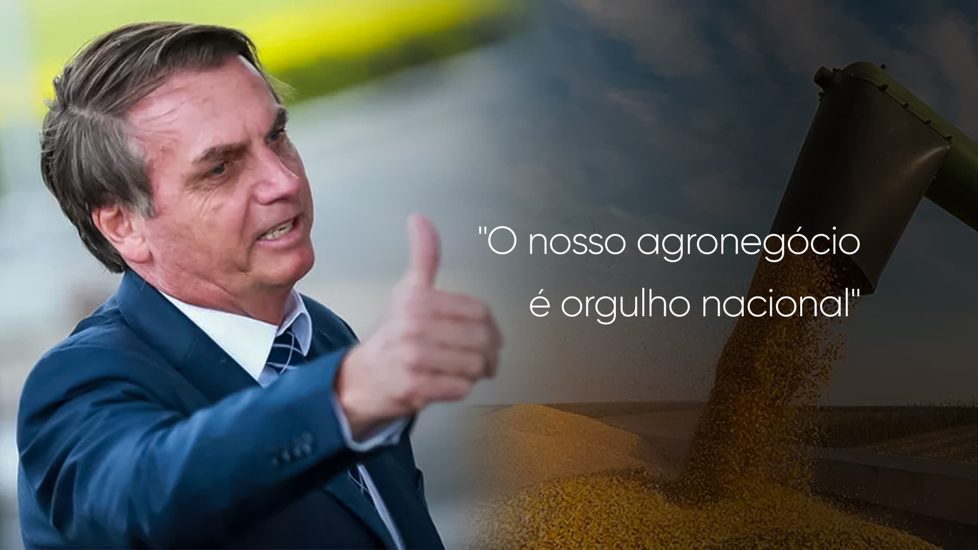 "O nosso agronegócio é orgulho nacional" diz presidente sobre a Safra 2022/23 ultrapassar 300 milhões de toneladas