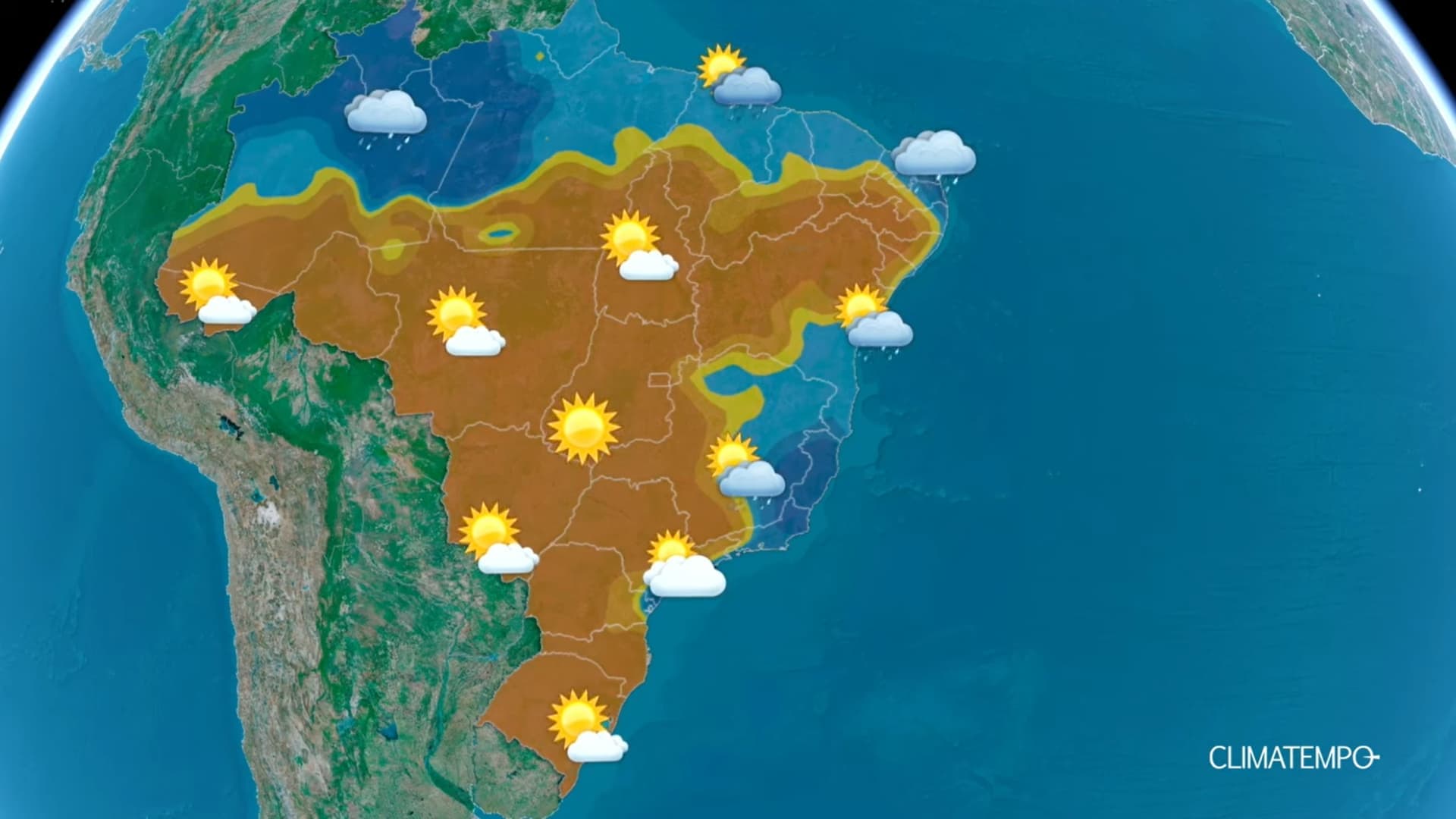 CLIMATEMPO 18 de junho 2023, diversidade de condições climáticas no Brasil