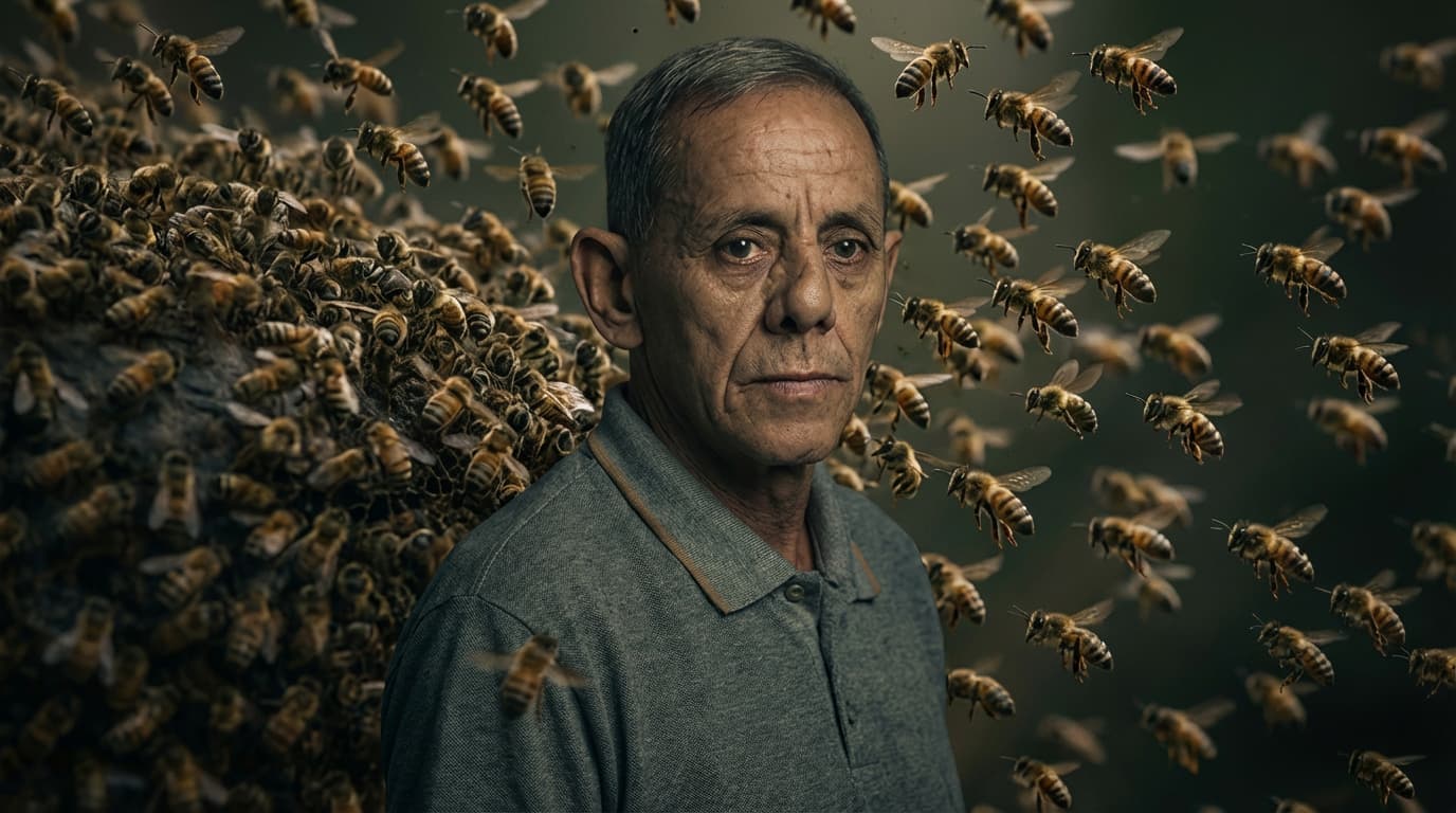 Abelhas atacam motorista de fazenda em MT e trabalhador morre com multiplas picadas