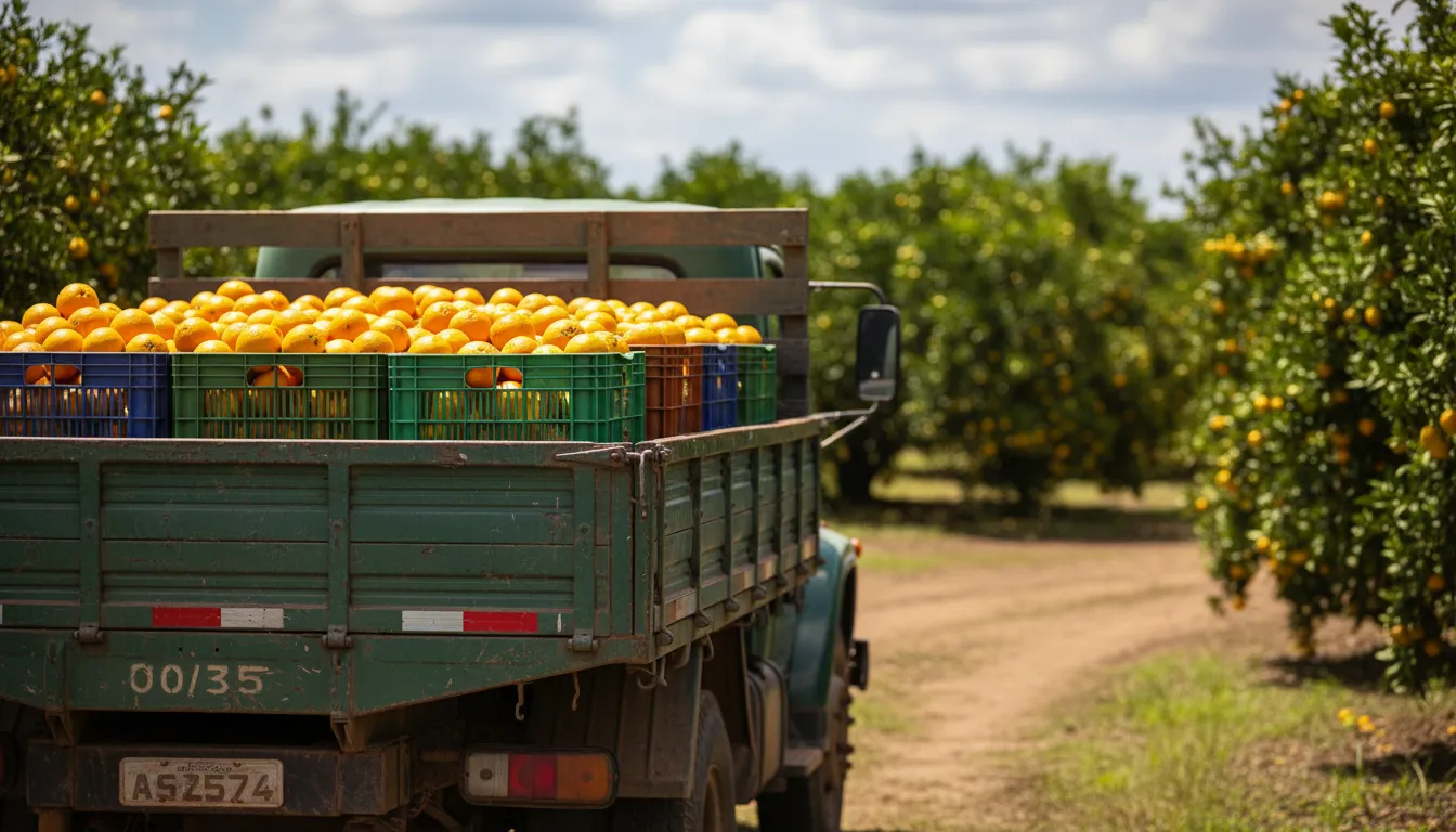 Impacto do dólar alto nas exportações de citros em 2026