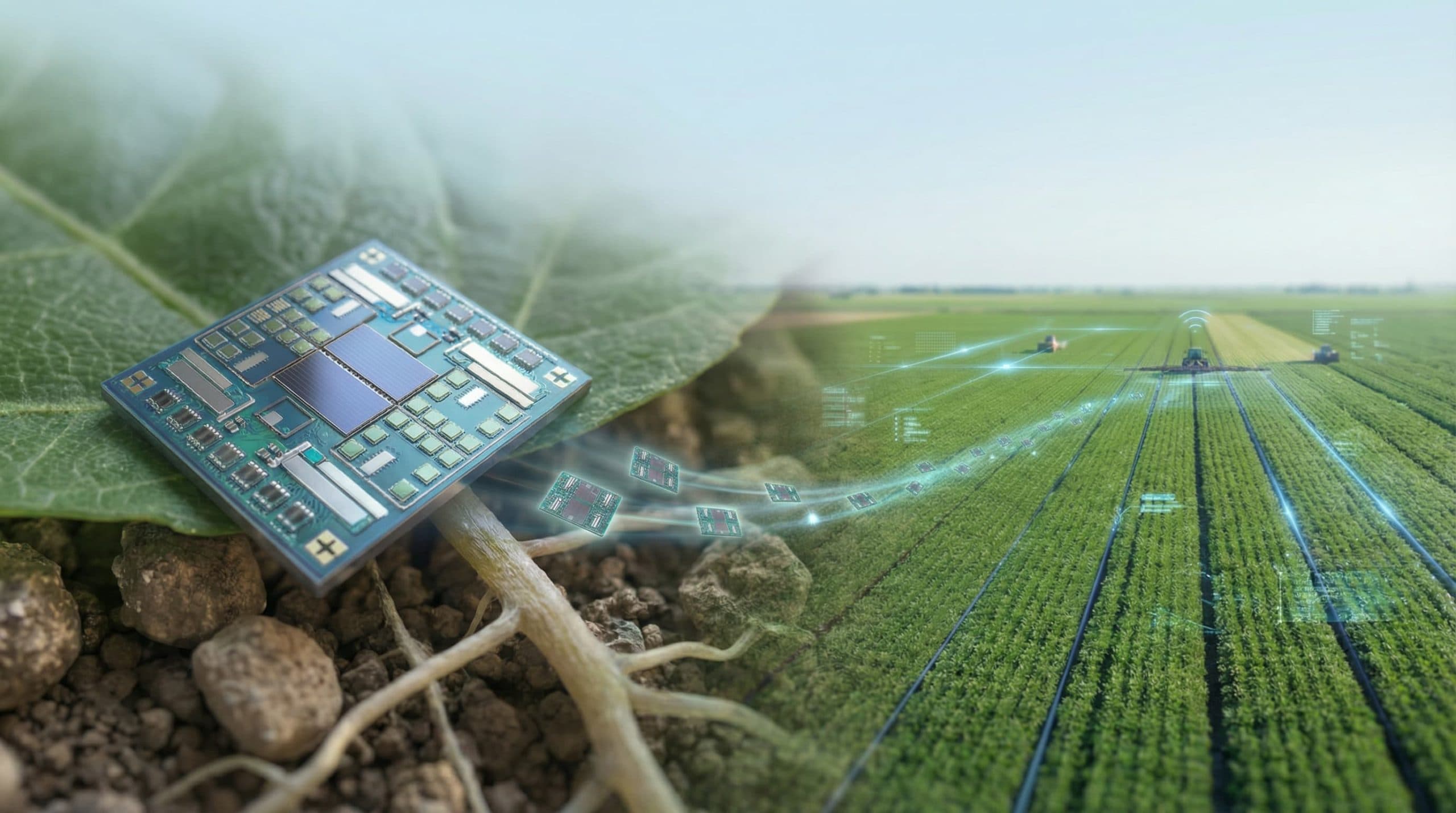Robôs menores que grãos de sal podem revolucionar monitoramento da lavoura