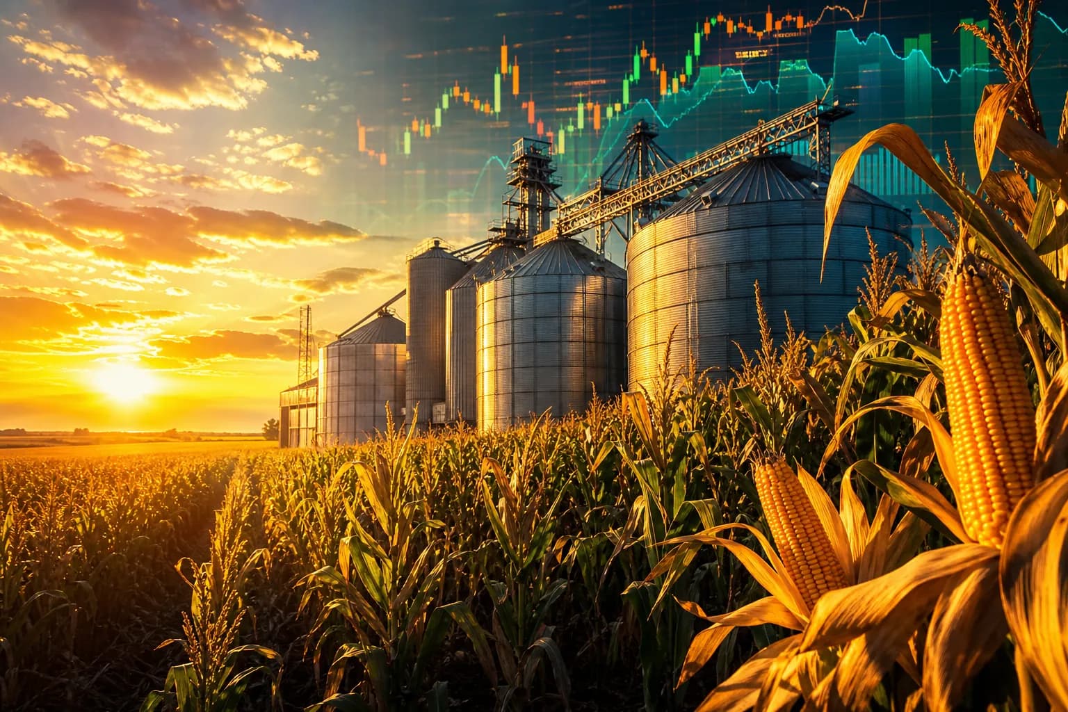 Milho tenta segurar prêmio climático em R$ 65,39