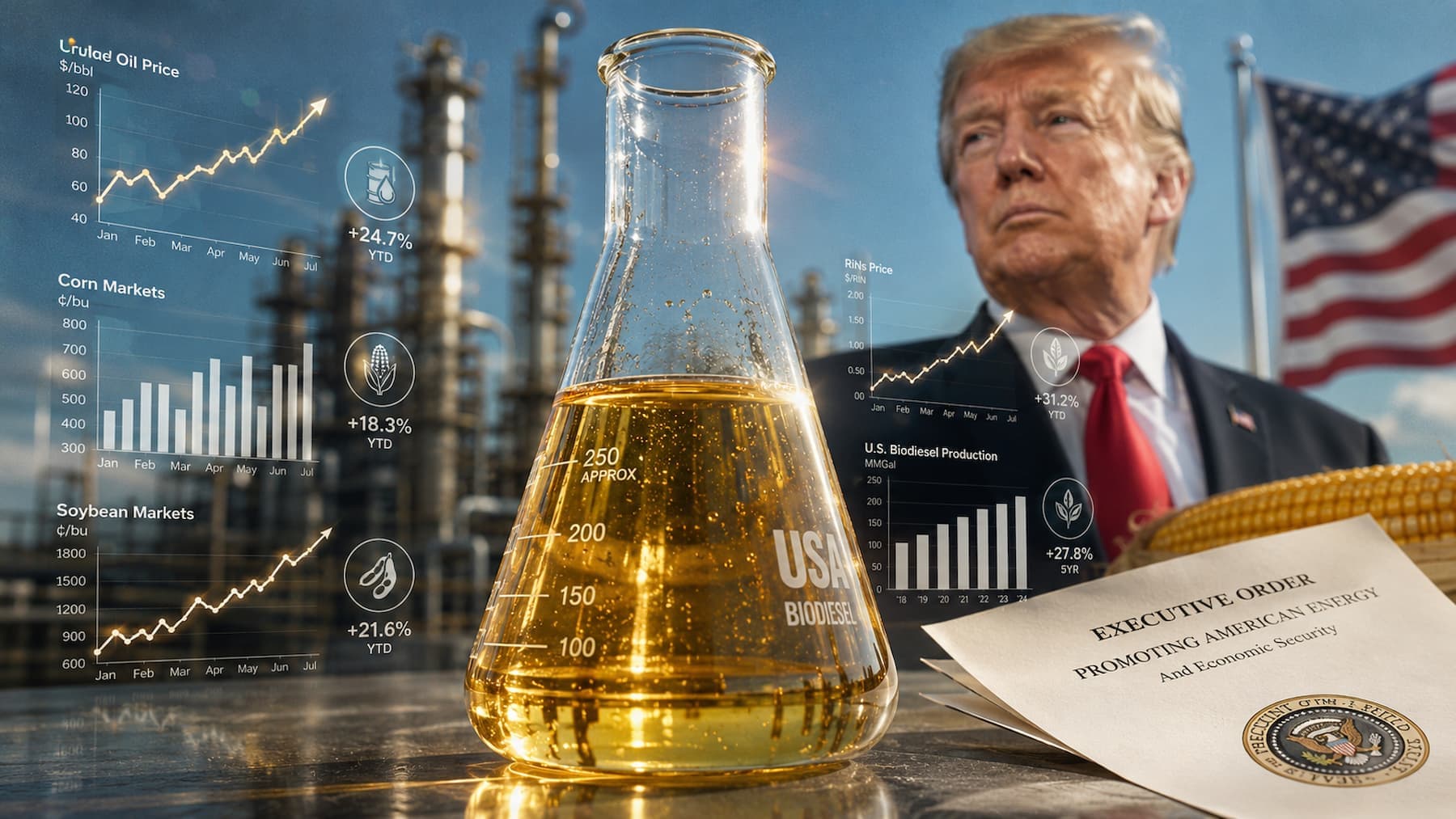 O alvo no relatório do USDA e o fôlego dos biocombustíveis; como o mercado abre a semana