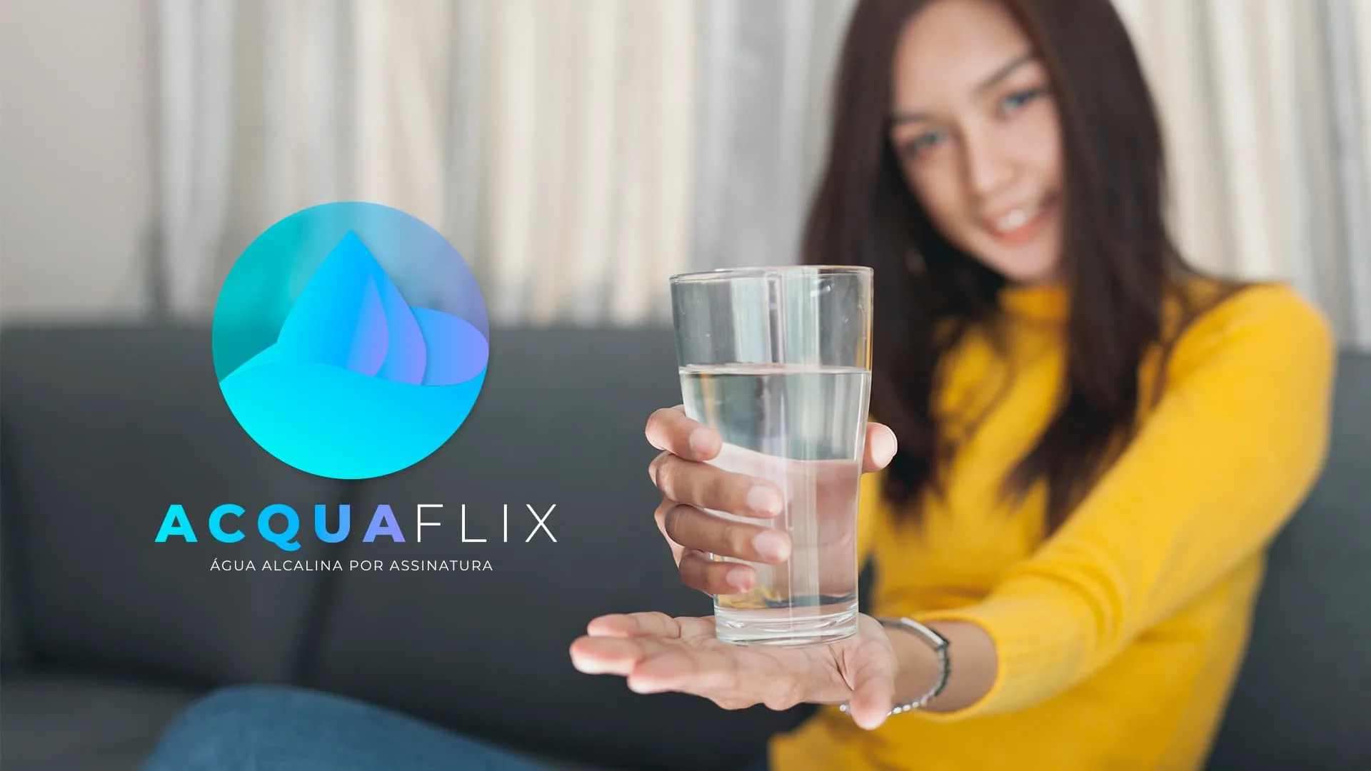 Com AcquaFlix você pode contratar água alcalina por assinatura