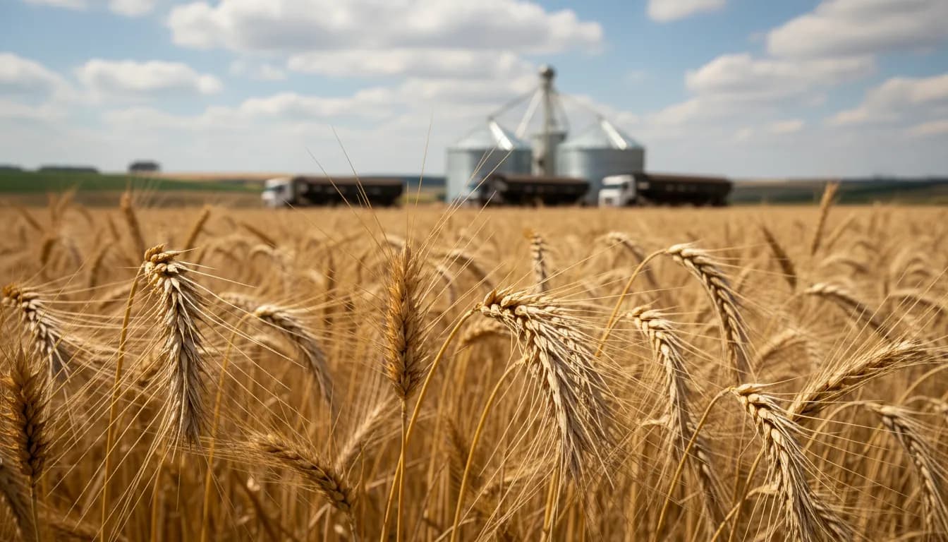 Trigo entre oscilações de preço e janelas reais de exportação