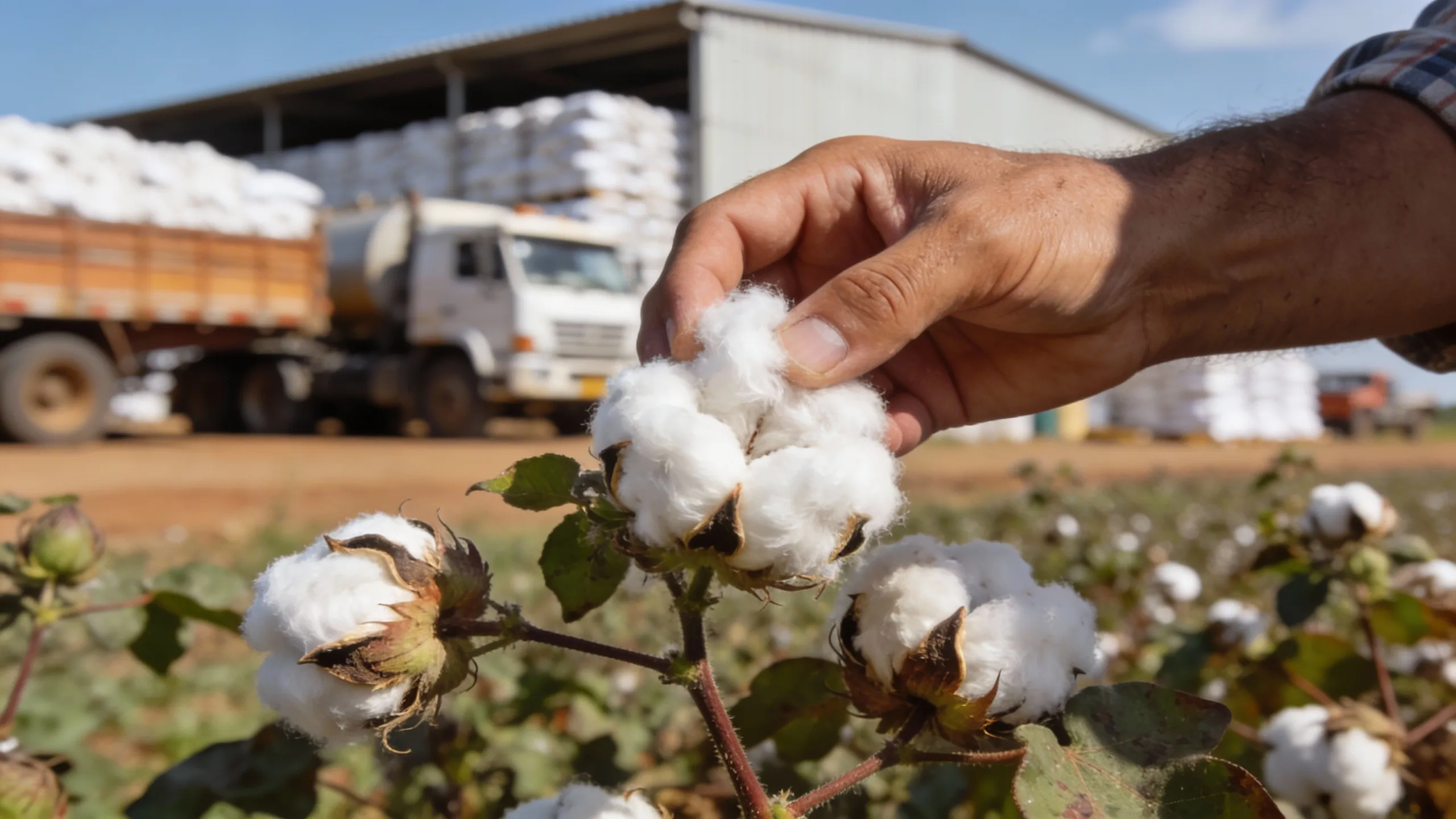 Exportação segura a cotação da pluma, paridade apertada cobra conta na margem do produtor