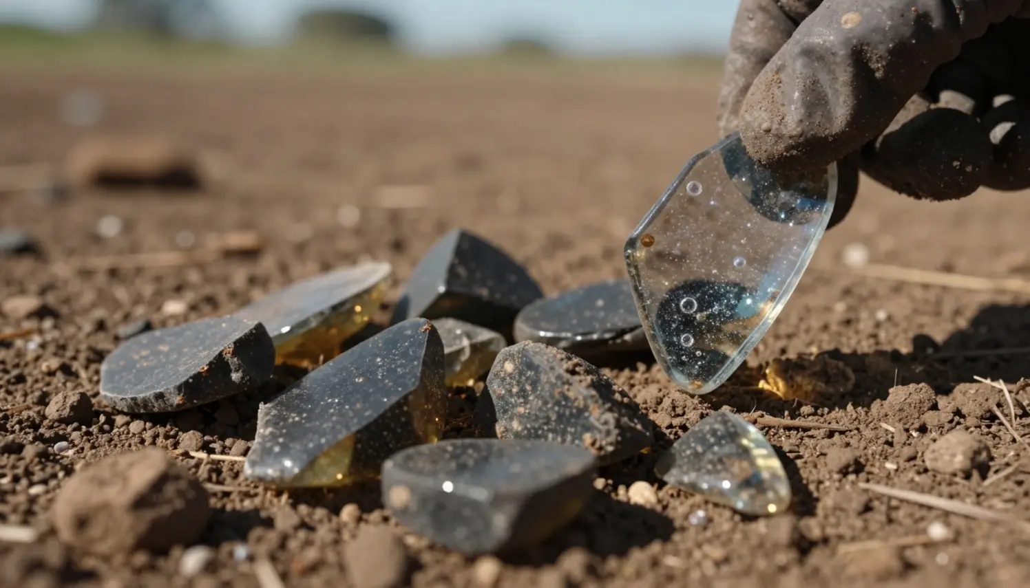 Impacto cósmico no Brasil formou VIDRO ALIENÍGENA e pode ser encontrado nessa região
