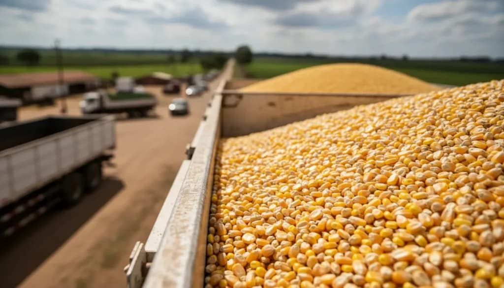 Milho: Mato Grosso exporta 3,66 Mi Ton em Dez/25, Egito, Irâ e Vietna lideram