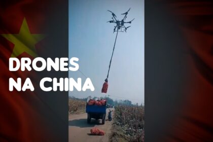 Vídeo: China usa drones para fazer transporte da colheita até caminhão