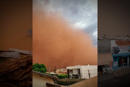 Nova tempestade de poeira atinge interior de SP e MS, veja os vídeos