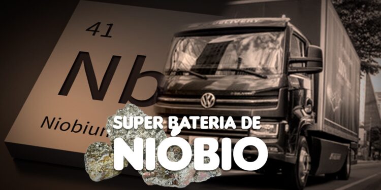 Super bateria de Nióbio brasileira deve revolucionar mercado de carga pesada