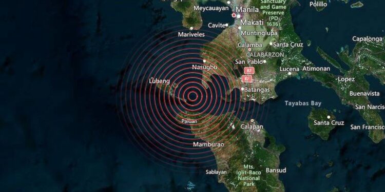 Terremoto de magnitude 5,7 atinge capital das Filipinas