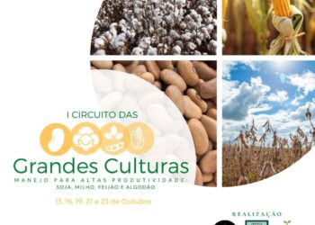 Participe "1º Circuito das Grandes Culturas: Manejos para Altas Produtividades – Soja, Milho, Feijão e Algodão"