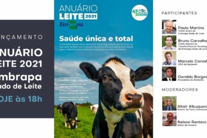 Assista agora a Live de lançamento do Anuário Leite 2021