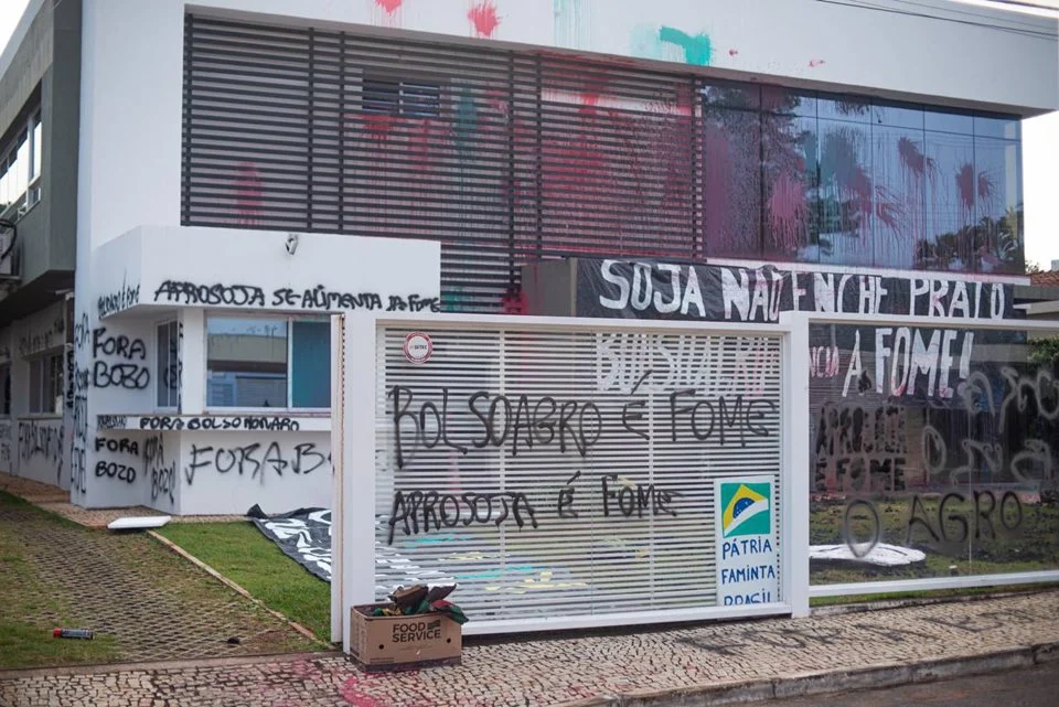 Vandalismo na Aprosoja Brasil é um crime contra o agro brasileiro