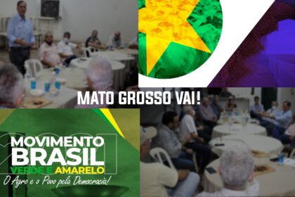 Brasil Verde e Amarelo: Lideranças do agro em MT se mobilizam para ação dia 15 de maio