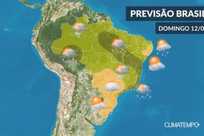 CLIMATEMPO 12 de abril, veja a previsão do tempo em todo o Brasil