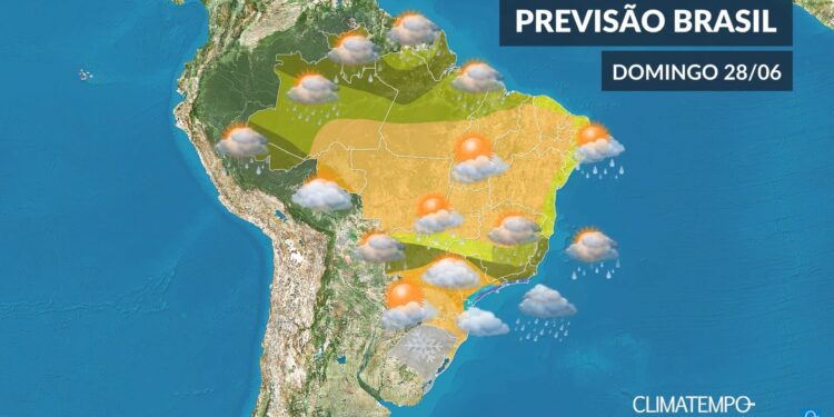 CLIMATEMPO 28 de junho, veja a previsão do tempo no Brasil