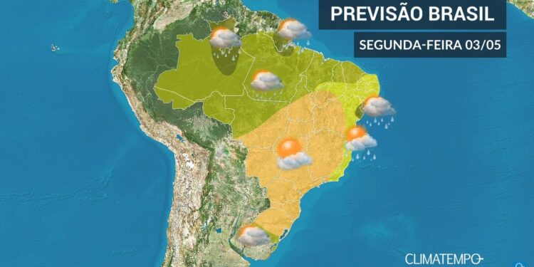 CLIMATEMPO 03 de maio 2021, veja a previsão do tempo no Brasil