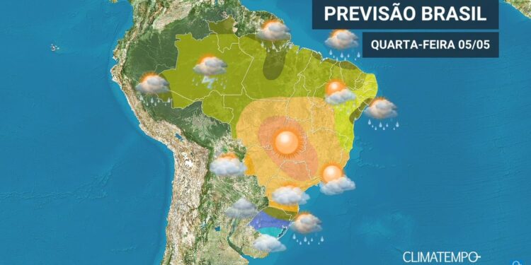 CLIMATEMPO 05 de maio 2021, veja a previsão do tempo em todas as regiões do BR