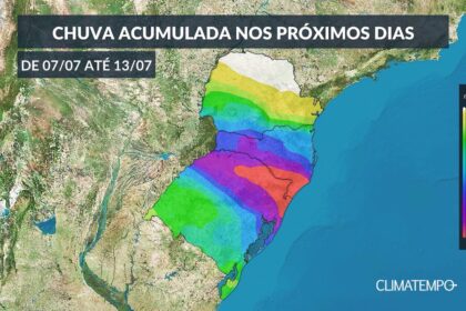 CLIMATEMPO 07 a 13 de julho, veja previsão do tempo no Brasil