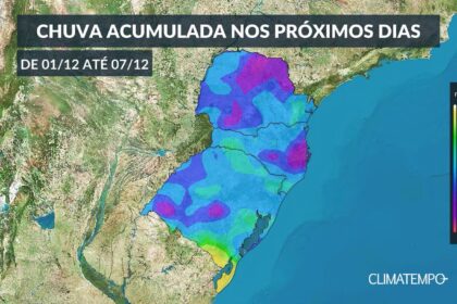 CLIMATEMPO 1º a 07 de dezembro 2020, veja a previsão do tempo no Brasil