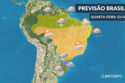 CLIMATEMPO 10 de junho, veja a previsão do tempo no Brasil