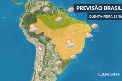 CLIMATEMPO 11 de junho, veja a previsão do tempo neste feriado