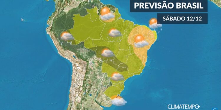 CLIMATEMPO 12 de dezembro 2020, veja a previsão do tempo no Brasil
