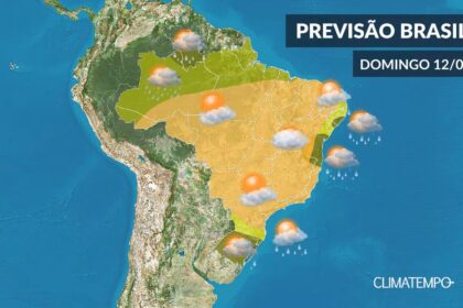 CLIMATEMPO 12 de julho, veja a previsão do tempo no Brasil