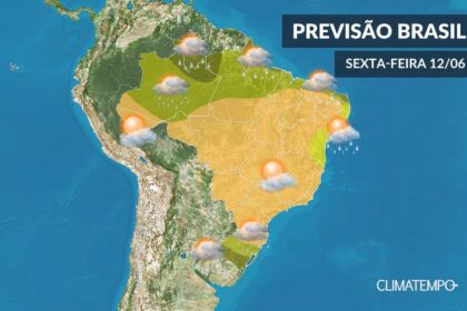 CLIMATEMPO 12 de junho, veja a previsão do tempo no Brasil