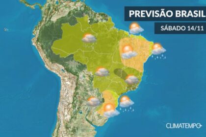 CLIMATEMPO 14 de novembro 2020, veja a previsão do tempo