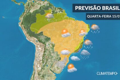 CLIMATEMPO 15 de julho, veja a previsão do tempo no Brasil