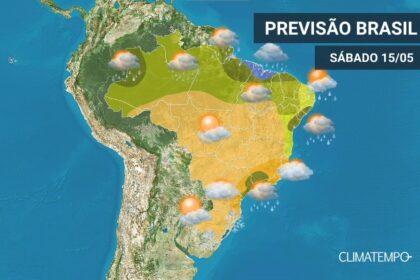 CLIMATEMPO 15 de maio 2021, veja a previsão do tempo em todas as regiões do BR