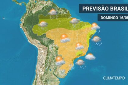 CLIMATEMPO 16 de maio 2021, veja a previsão do tempo no Brasil