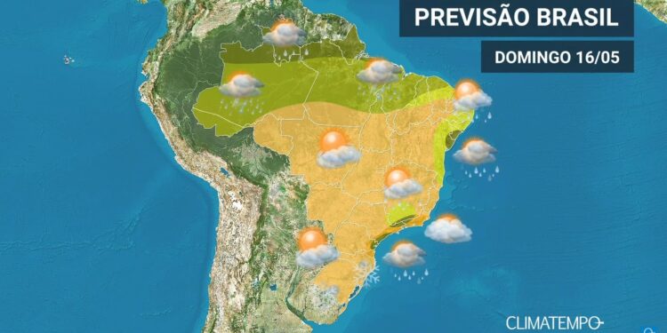 CLIMATEMPO 16 de maio 2021, veja a previsão do tempo no Brasil