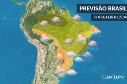 CLIMATEMPO 17 de abril, veja a previsão do tempo no Brasil