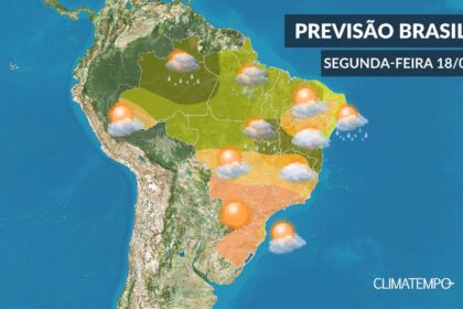 CLIMATEMPO 18 de maio, veja a previsão do tempo em todo o Brasil