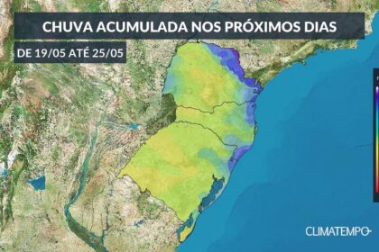 CLIMATEMPO 19 a 25 de maio, veja a previsão do tempo em todo o Brasil