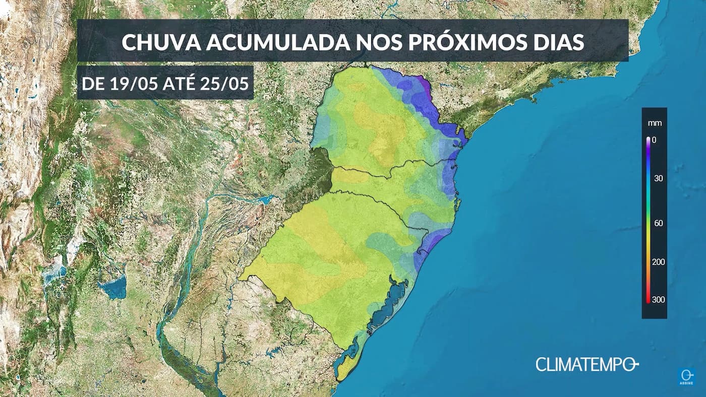 CLIMATEMPO 19 a 25 de maio, veja a previsão do tempo em todo o Brasil