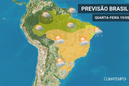 CLIMATEMPO 19 de maio 2021, veja a previsão do tempo em todas as regiões do BR