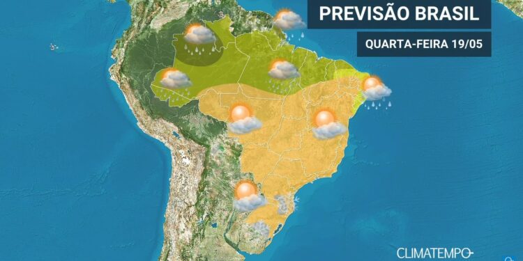 CLIMATEMPO 19 de maio 2021, veja a previsão do tempo em todas as regiões do BR