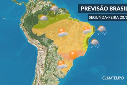 CLIMATEMPO 20 de julho, veja a previsão do tempo no Brasil