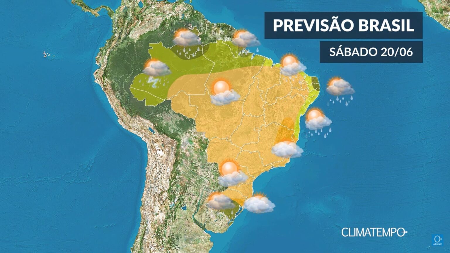 CLIMATEMPO 20 de junho, veja a previsão do tempo no Brasil