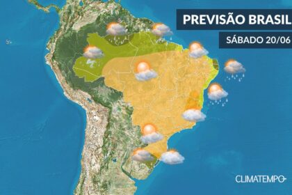 CLIMATEMPO 20 de junho, veja a previsão do tempo no Brasil