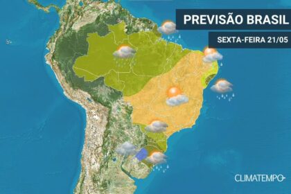 CLIMATEMPO 21 de maio 2021, veja a previsão do tempo no Brasil