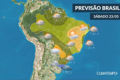 CLIMATEMPO 23 de maio, veja a previsão do tempo em todo o Brasil