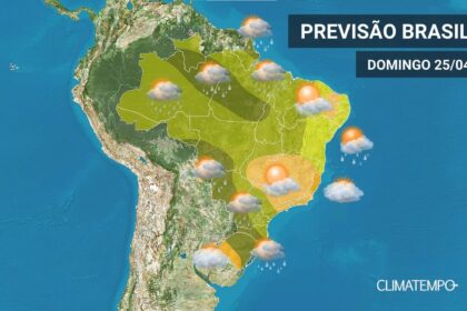 CLIMATEMPO 25 de abril 2021, veja a previsão do tempo no Brasil