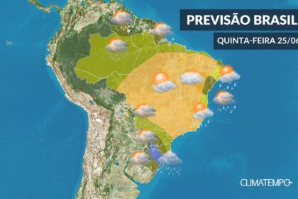 Climatempo 25 de junho, veja a previsão do tempo no Brasil