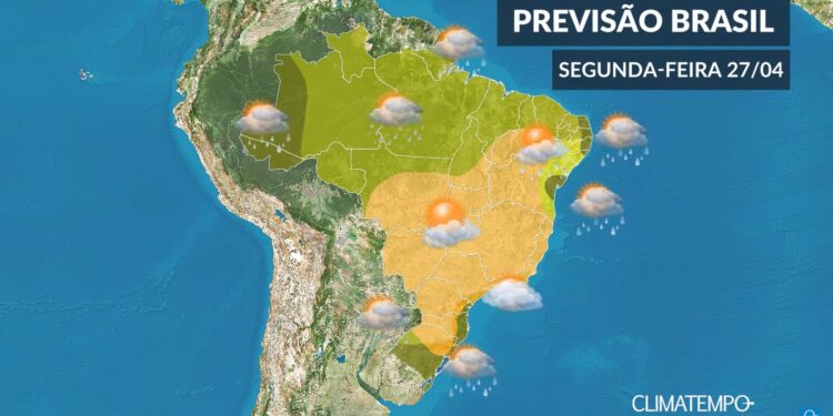 CLIMATEMPO 27 de abril, veja a previsão do tempo no Brasil